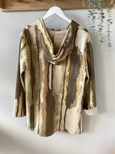Load image into Gallery viewer, Abstract Print Hooded Jacket