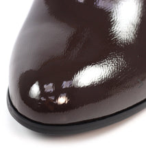 Load image into Gallery viewer, Lunar Lily Dark Grey Patent Ankle Boot