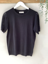 Load image into Gallery viewer, Sheer Ribbed Sleeve Knit Top