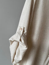 Load image into Gallery viewer, Natural Charm Linen Blend Tunic Dress