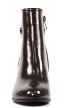 Load image into Gallery viewer, Lunar Lily Dark Grey Patent Ankle Boot