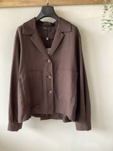 Load image into Gallery viewer, Peruzzi Luster Linen Patch Pocket Jacket