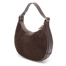 Load image into Gallery viewer, Elie Beaumont Crescent Suede Shoulder Bag