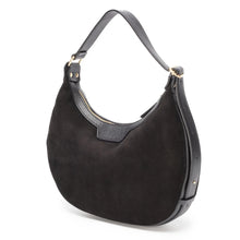 Load image into Gallery viewer, Elie Beaumont Crescent Suede Shoulder Bag