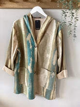 Load image into Gallery viewer, Abstract Print Hooded Jacket