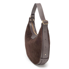 Load image into Gallery viewer, Elie Beaumont Crescent Suede Shoulder Bag