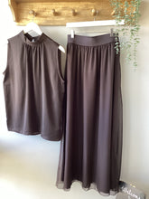 Load image into Gallery viewer, Saint Tropez Coral Maxi Chiffon Skirt