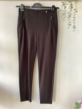 Load image into Gallery viewer, Robell Holly Trousers — Chocolate Brown Slim Fit