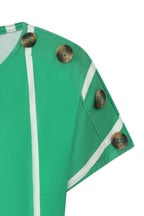 Load image into Gallery viewer, Alice Collins Button Shoulder Top