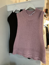 Load image into Gallery viewer, Sleeveless Chunky Knit Tunic Top