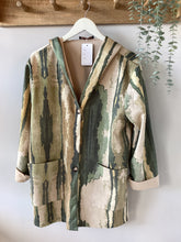 Load image into Gallery viewer, Abstract Print Hooded Jacket