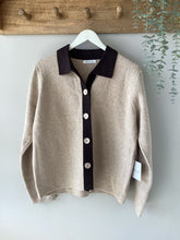 Load image into Gallery viewer, Mia Contrast Trim Knit Cardigan