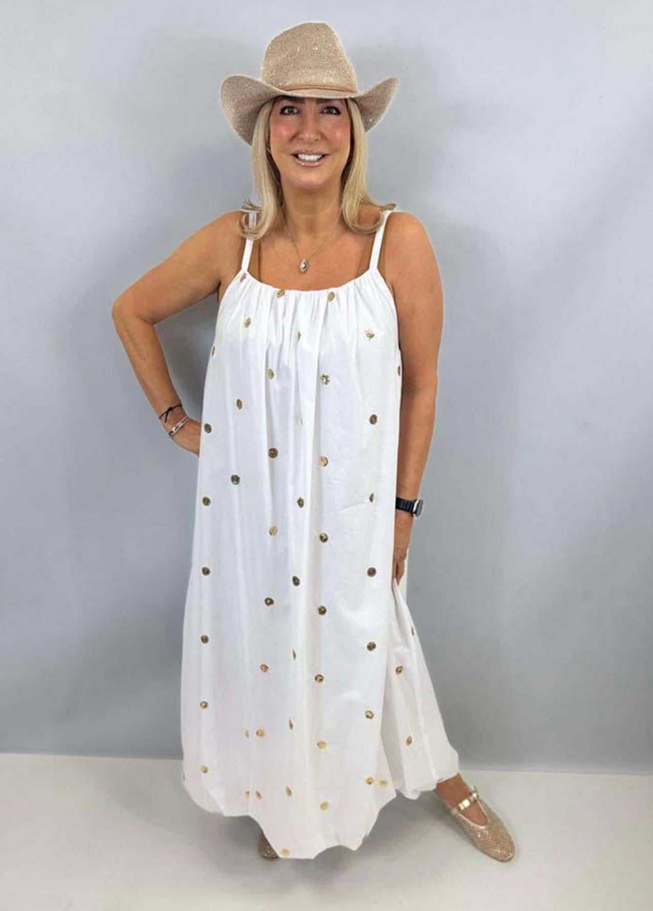 Malissa J - Bubble Maxi Dress