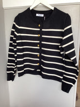 Load image into Gallery viewer, Parisian Stripe Cardigan