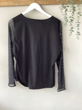 Load image into Gallery viewer, Malissa J Sparkle Sleeve Top