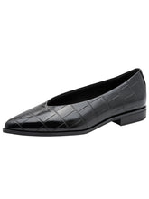 Load image into Gallery viewer, Marco Tozzi Black Croco Pump