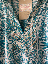 Load image into Gallery viewer, Elie Beaumont Serendipity Aqua Boroque Overshirt