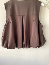 Load image into Gallery viewer, NOEN Bow Sleeveless Balloon Gilet Top