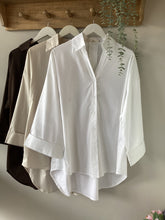 Load image into Gallery viewer, Relaxed Fit Cuffed Sleeve Shirt