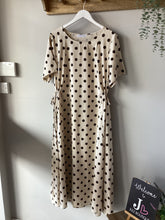 Load image into Gallery viewer, Drawstring Dotty Dress