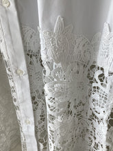 Load image into Gallery viewer, KAFFE Anaia Lace Bottom Shirt