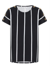 Load image into Gallery viewer, Alice Collins Button Shoulder Top