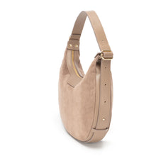 Load image into Gallery viewer, Elie Beaumont Crescent Suede Shoulder Bag