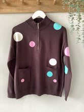 Load image into Gallery viewer, Alice Collins Kitty Polka Dot Pullover