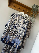 Load image into Gallery viewer, Zebra Print Floral Border Co-ord Set