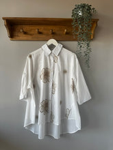 Load image into Gallery viewer, Embroidered Botanical Cotton