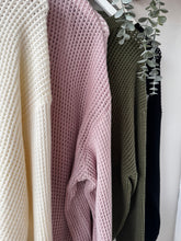 Load image into Gallery viewer, Open Knit Relaxed Jumper