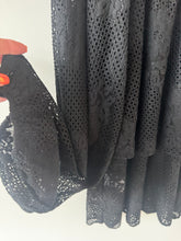 Load image into Gallery viewer, Black Bardot Lace Blouse