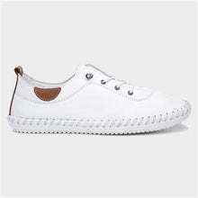 Load image into Gallery viewer, white leather trainers