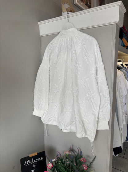 Malissa J - Embossed Floral Jacket