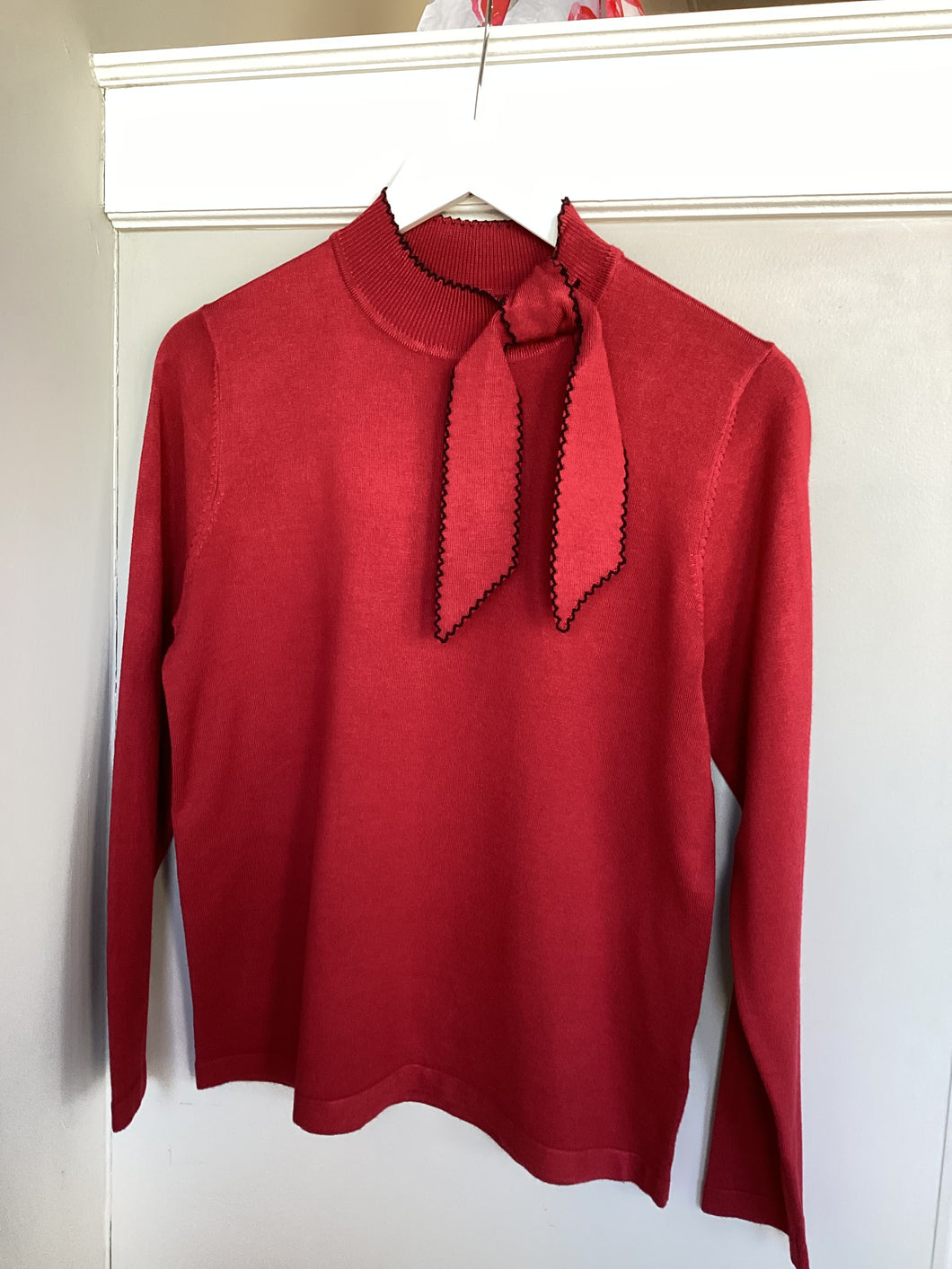 SUNDAY RED TIE JUMPER
