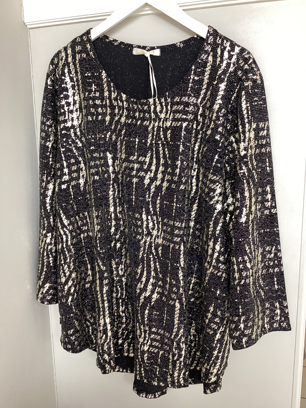 Malissa J Metallic Shimmer Top