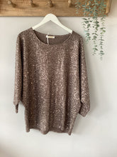 Load image into Gallery viewer, Malissa J Sequin Batwing Top Pre-order
