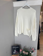 Load image into Gallery viewer, Cable Knit Sleeve Jumper
