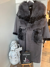 Load image into Gallery viewer, Malissa J - Grey Fur Coat
