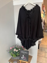Load image into Gallery viewer, Multiway Fur Trim Cape
