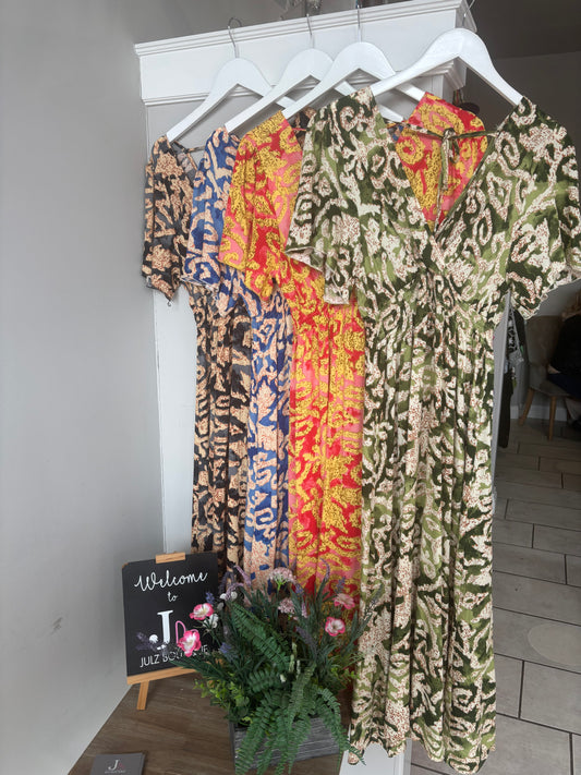 Abstract Patterned Dress