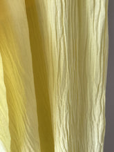 Load image into Gallery viewer, Lemon Crinkle Barrel Trouser
