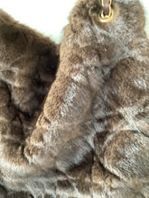 Load image into Gallery viewer, Malissa J Criss Cross Square Faux Fur Bag
