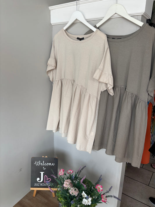 Peplum Style Top