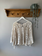 Load image into Gallery viewer, Crochet Style Top and Skirt Suit
