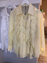 Load image into Gallery viewer, Ruffle Stripe Blouse
