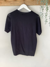 Load image into Gallery viewer, Sheer Ribbed Sleeve Knit Top
