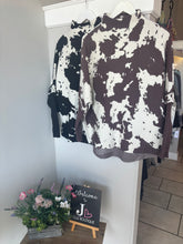 Load image into Gallery viewer, Cow Print High Neck Jumper

