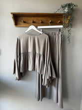 Load image into Gallery viewer, Tiered Bell Sleeve Top and Skirt Set
