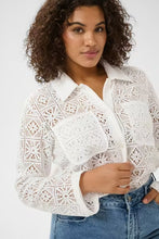 Load image into Gallery viewer, KAFFE Cindi Crochet Shirt
